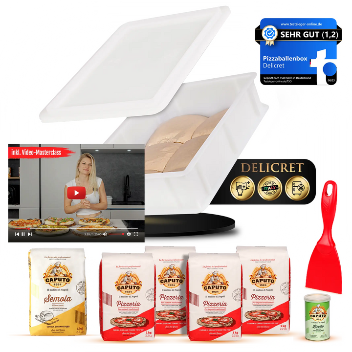 DELICRET - Pizza Starter Kit mit Original Zutaten aus der Pizzaheimat