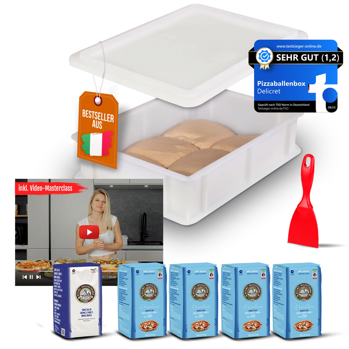 DELICRET - Pizza Starter Kit mit Molino Dallagiovanna Pizzamehl