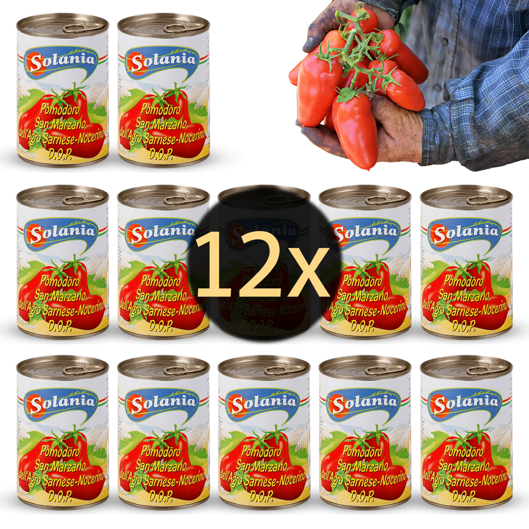 SOLANIA SAN MARZANO TOMATE DOP DOSE - JE 400G