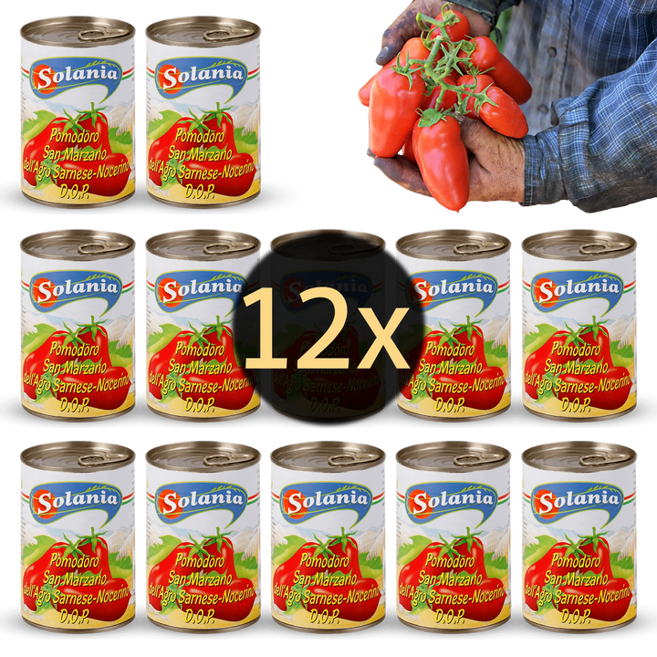 SOLANIA SAN MARZANO TOMATE DOP DOSE - JE 400G