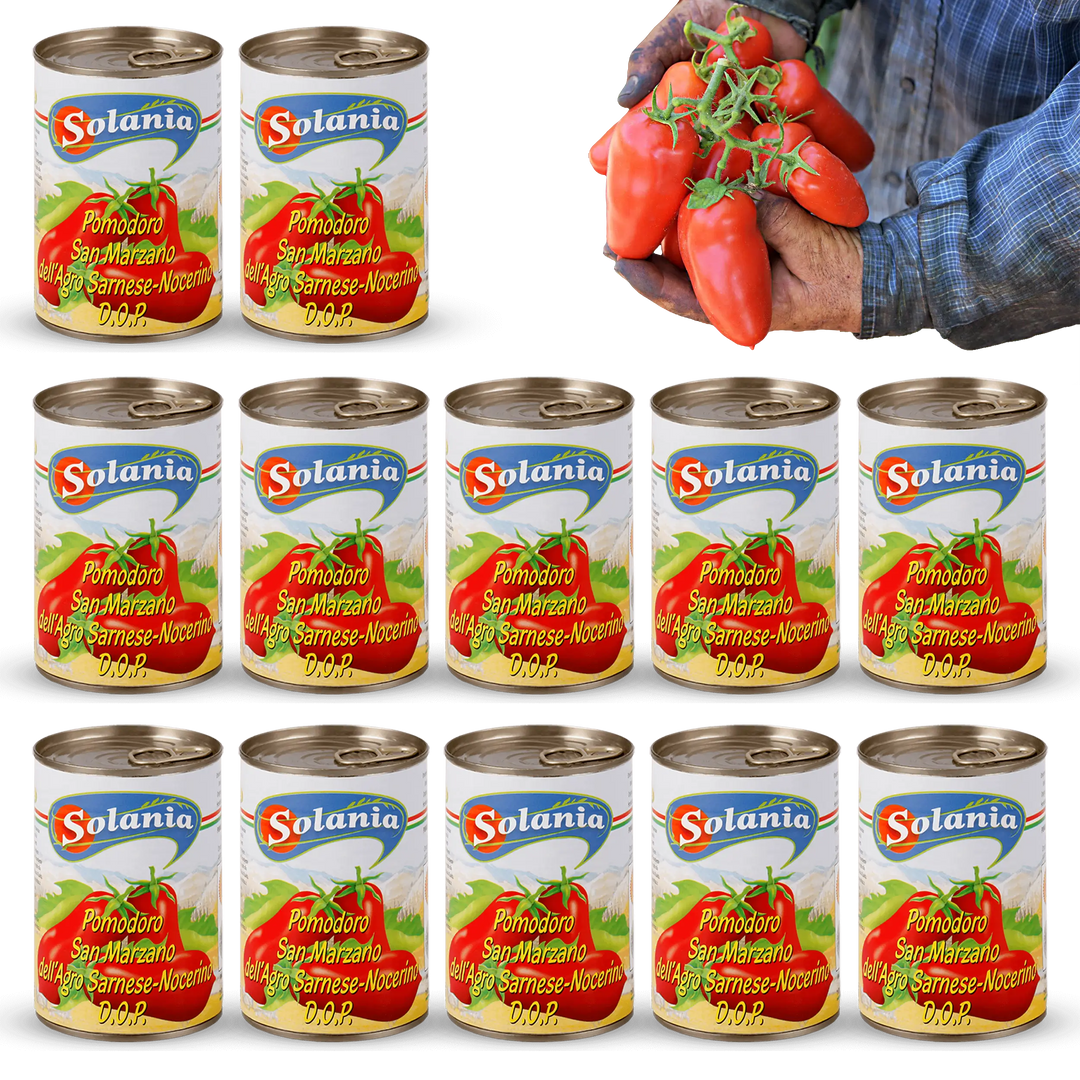 SOLANIA SAN MARZANO TOMATE DOP DOSE - JE 400G