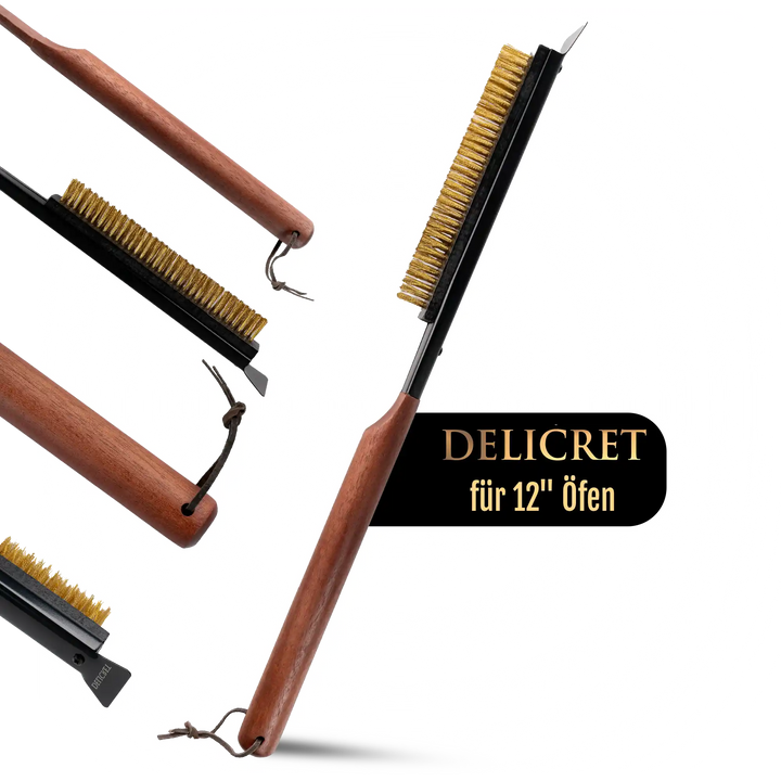 Delicret Black Line Ofenbürste 53 cm – Kompakt & kraftvoll reinigen