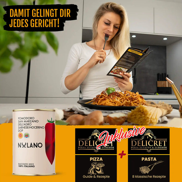 DELICRET - Starter Kit Deluxe - mit Nolano San Marzano DOP Tomaten 🍅