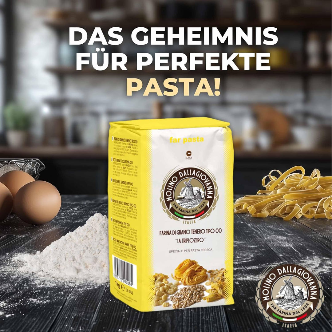 Pastamehl Set Typ 00 & Semola | Molino Dallagiovanna