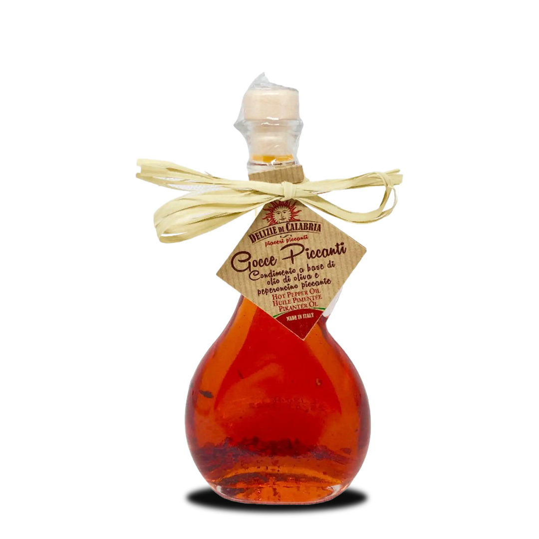 Chilli Olivenöl "scharf Tropfen" - 100ml - Delizie di Calabria