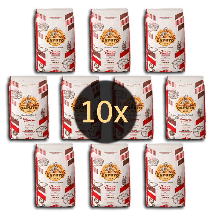 Caputo Cuoco- 10x 1kg - Pizzamehl für lange Gehzeiten 24-72H