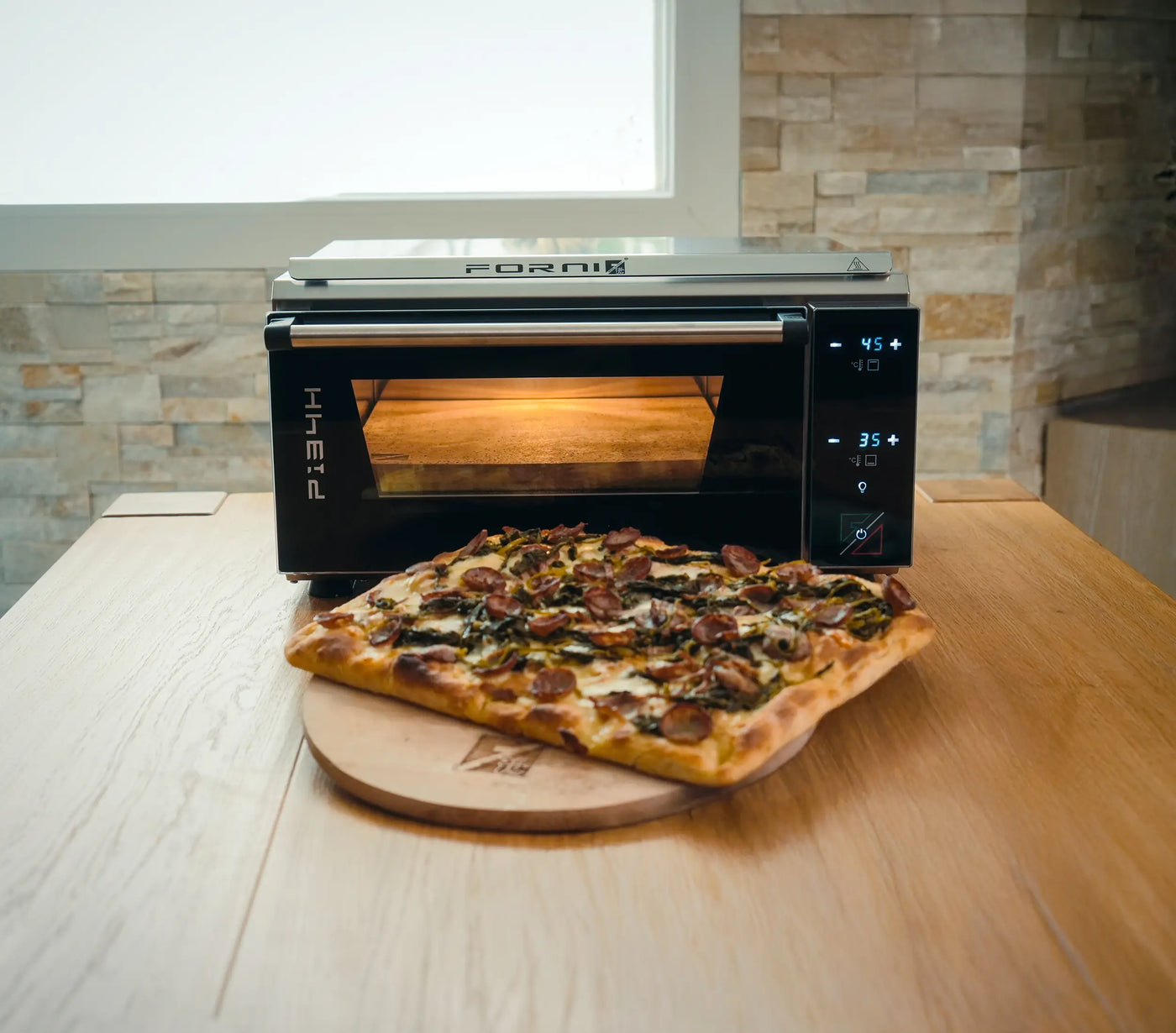 Effeuno P134H 509 PRO + Effeuno Pizzaschieber Bundle