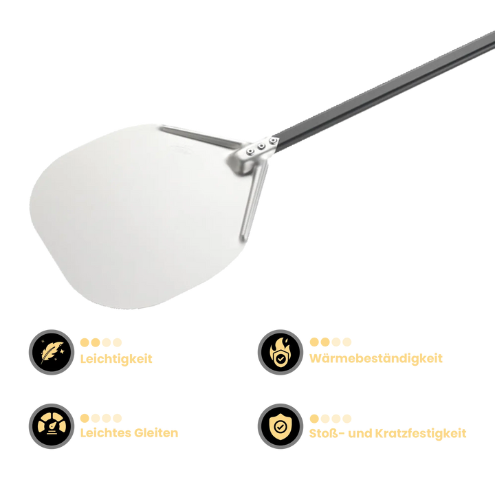 Gi Metal - Pizzaschieber Amica | Ø 32 cm | Stiel 60 cm