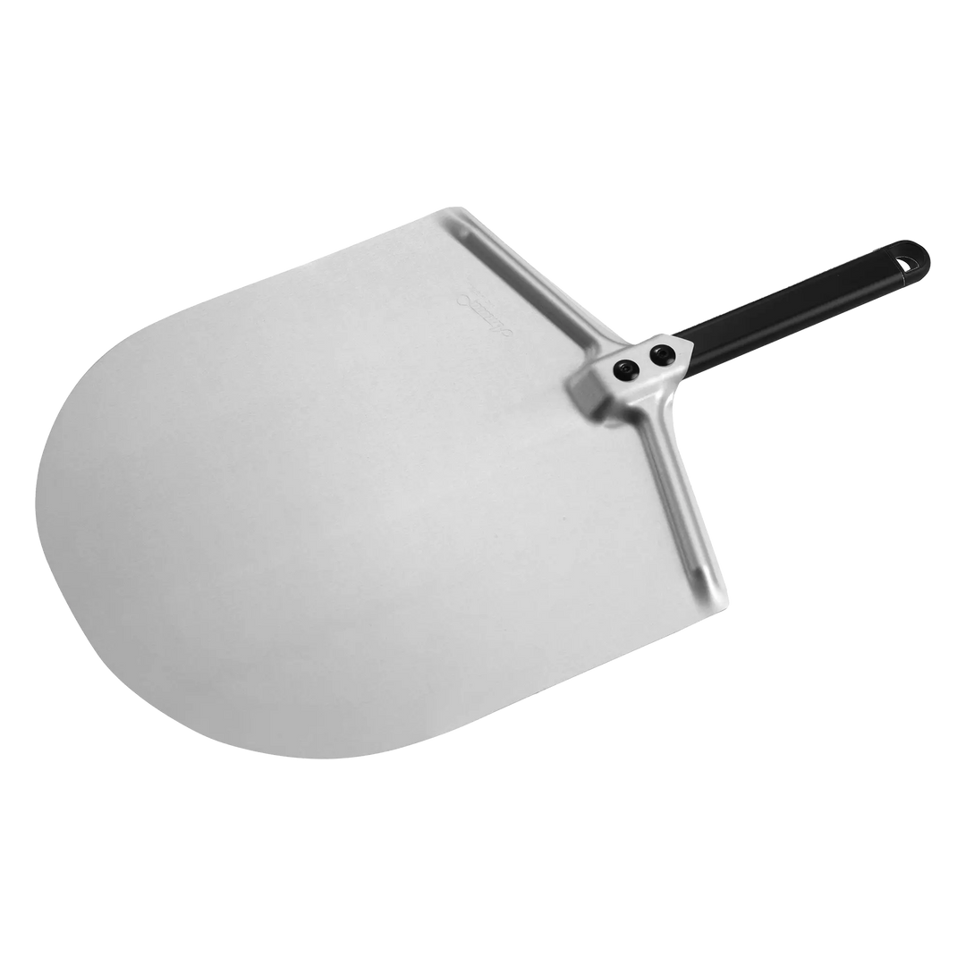 Gi Metal  - Pizzaschieber Amica Classica 33cm Alu schwarz - kurzer Griff
