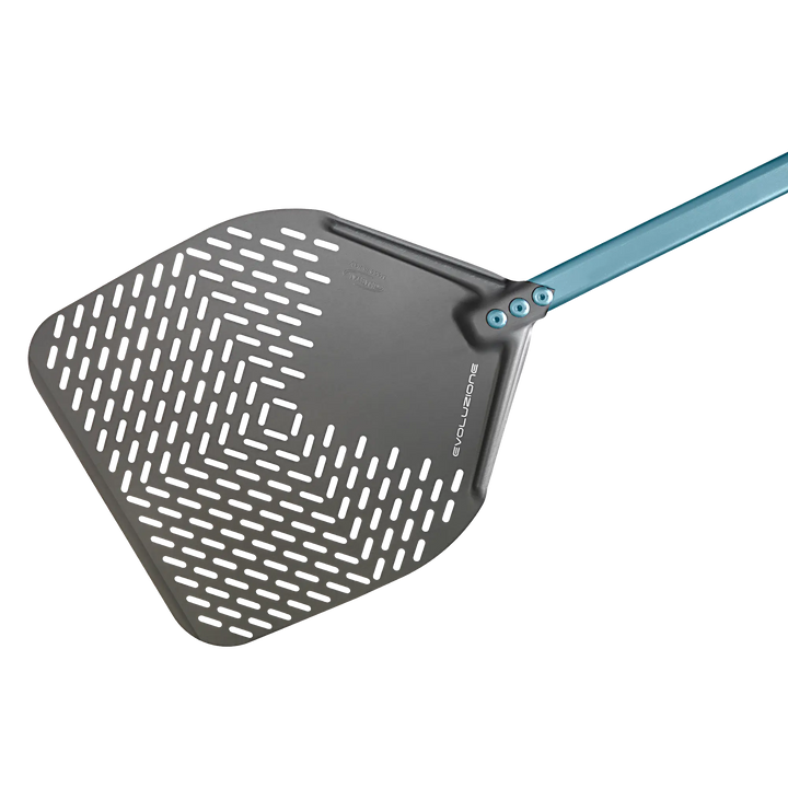 Gi Metal - Evolution SHA -  Pizzaschieber | Ø 33 cm | Stiel 60 cm | eckig