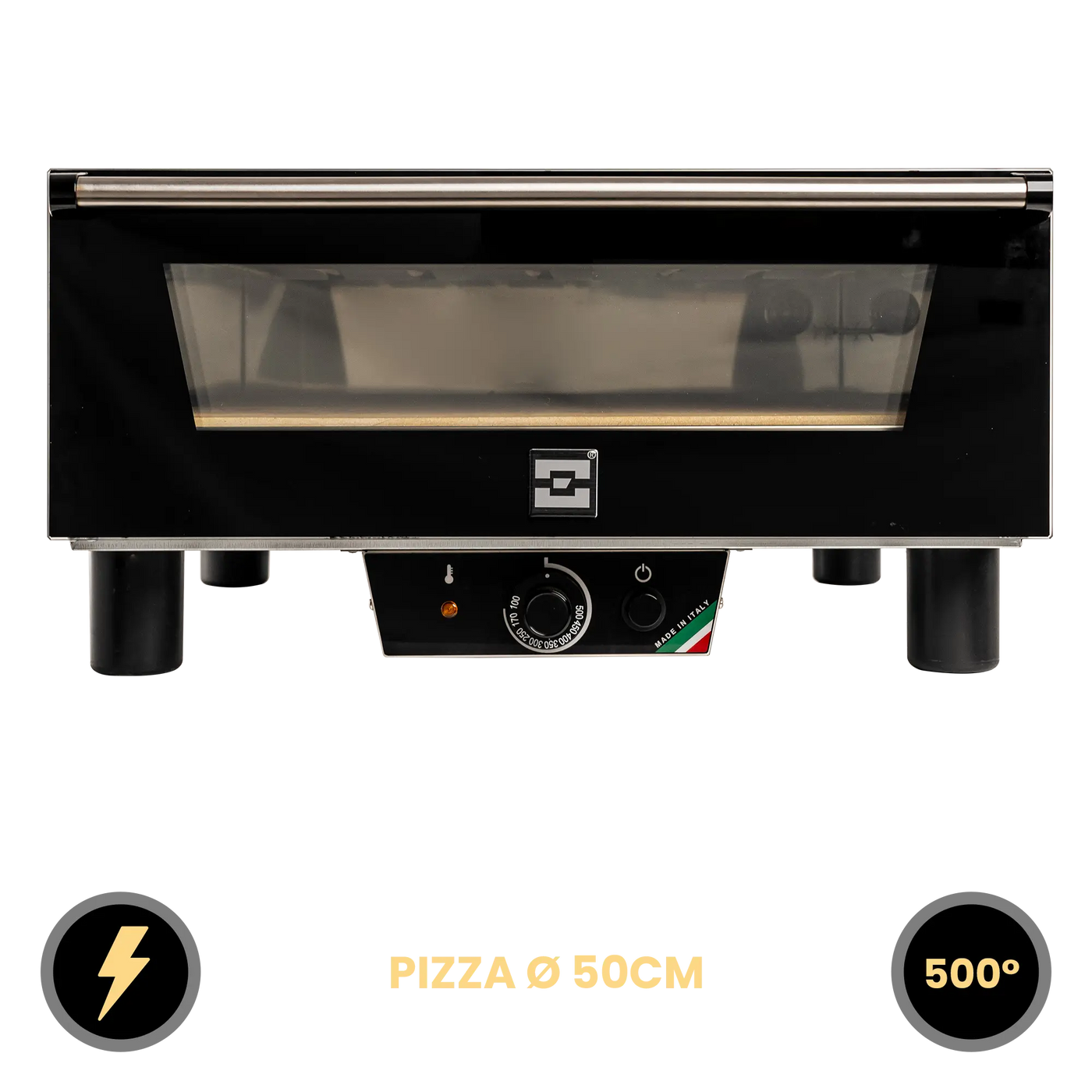 EFFEUNO N5 Elektro Pizzaofen mit Biscotto-Pizzastein: Ultimative Leistung und Größe für Professionelle Pizza-Genießer!