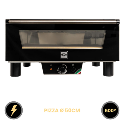 EFFEUNO N5 Elektro Pizzaofen mit Biscotto-Pizzastein: Ultimative Leistung und Größe für Professionelle Pizza-Genießer!