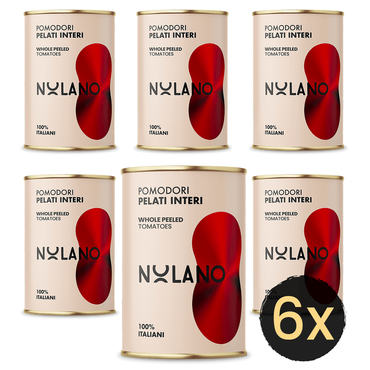 NOLANO - Ganze geschälte Tomaten in Tomatensaft - 400g Dose