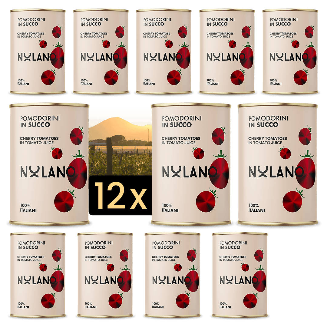 NOLANO - Kirschtomaten Tomaten in Tomatensaft - 400g Dose