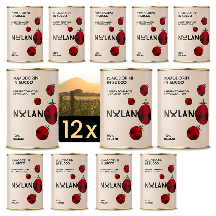 NOLANO - Kirschtomaten Tomaten in Tomatensaft - 400g Dose