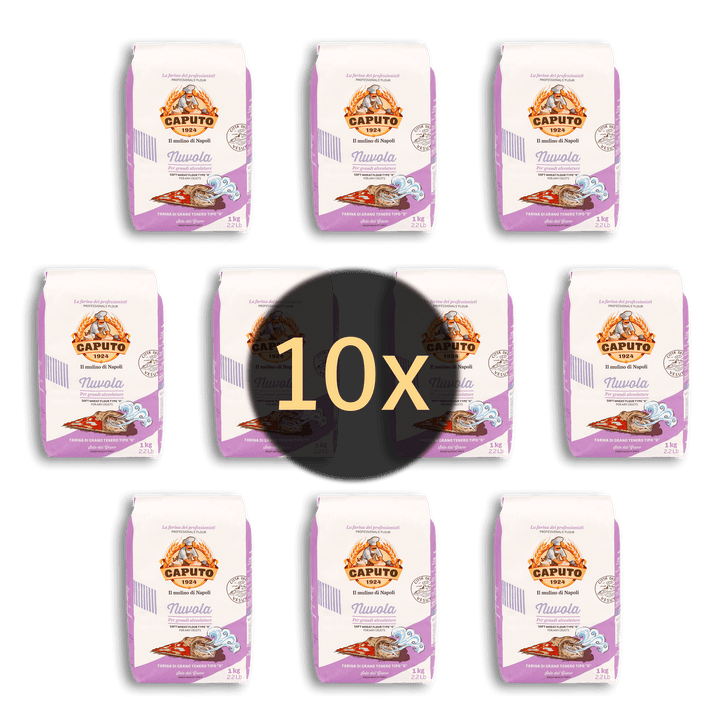 Caputo Nuvola - 10x 1kg - luftiger Pizzateig - Tipo 0