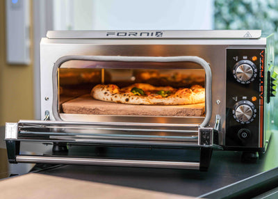 EFFEUNO P134H 509 Elektro Pizzaofen mit Biscotto-Pizzastein