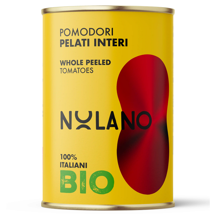 NOLANO - BIO - Ganze geschälte Tomaten in Tomatensaft - 400g Dose