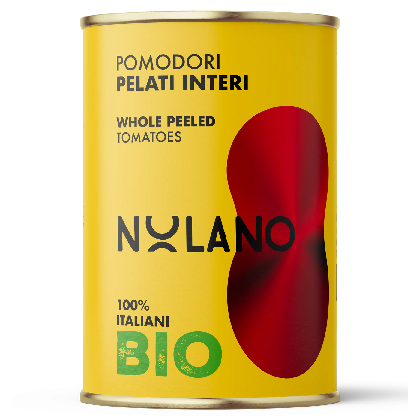 NOLANO - BIO - Ganze geschälte Tomaten in Tomatensaft - 400g Dose