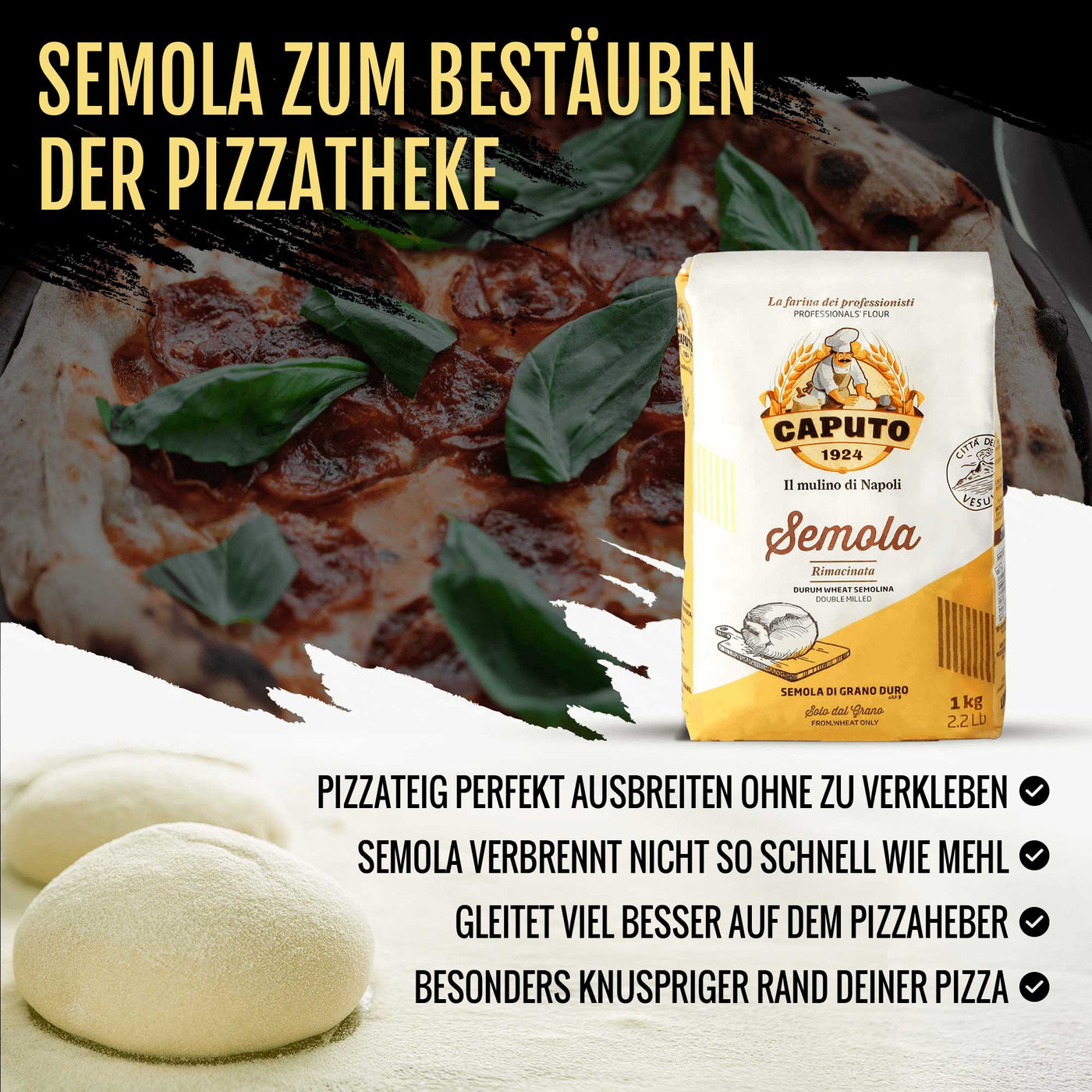 DELICRET - Pizza Starter Kit mit Original Zutaten aus der Pizzaheimat