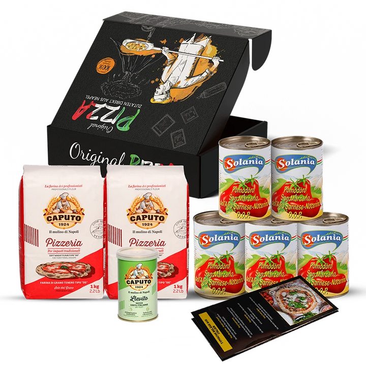 Pizza Kit Classic - Grundzutaten - für Pizzateig und kraftvolle Pizza Tomatensauce