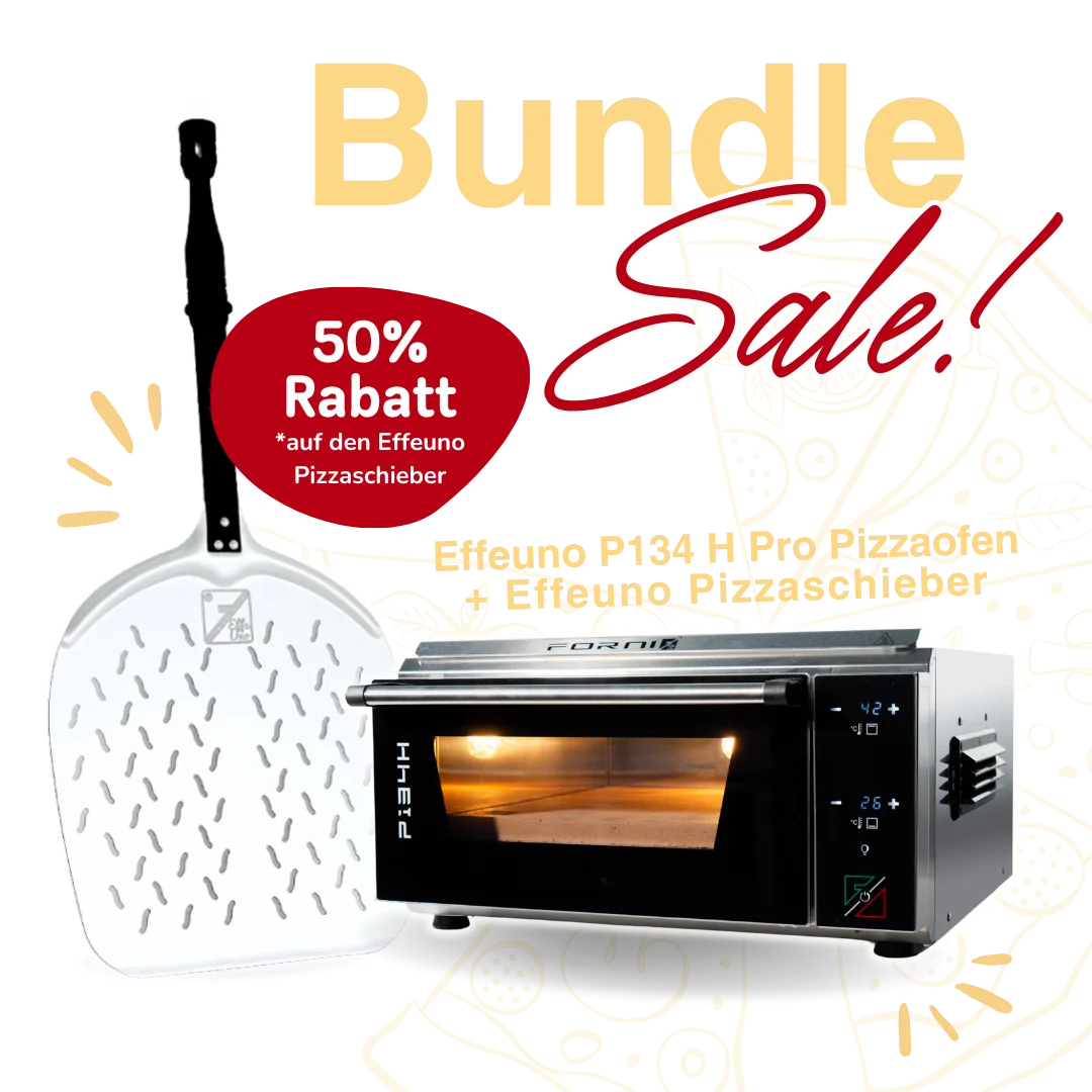Effeuno P134H 509 PRO + Effeuno Pizzaschieber Bundle