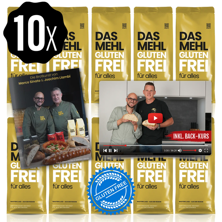 DAS MEHL | Glutenfrei | 100 % ohne Gluten, Enzyme & Zusätze