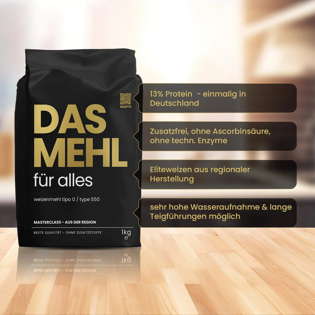 DAS MEHL | Tipo 0 / Type 550 | 13 % Eiweiß