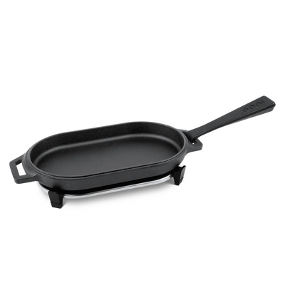 Ooni - Servierpfanne aus Gusseisen glatt mit Griff (Sizzler Pan)
