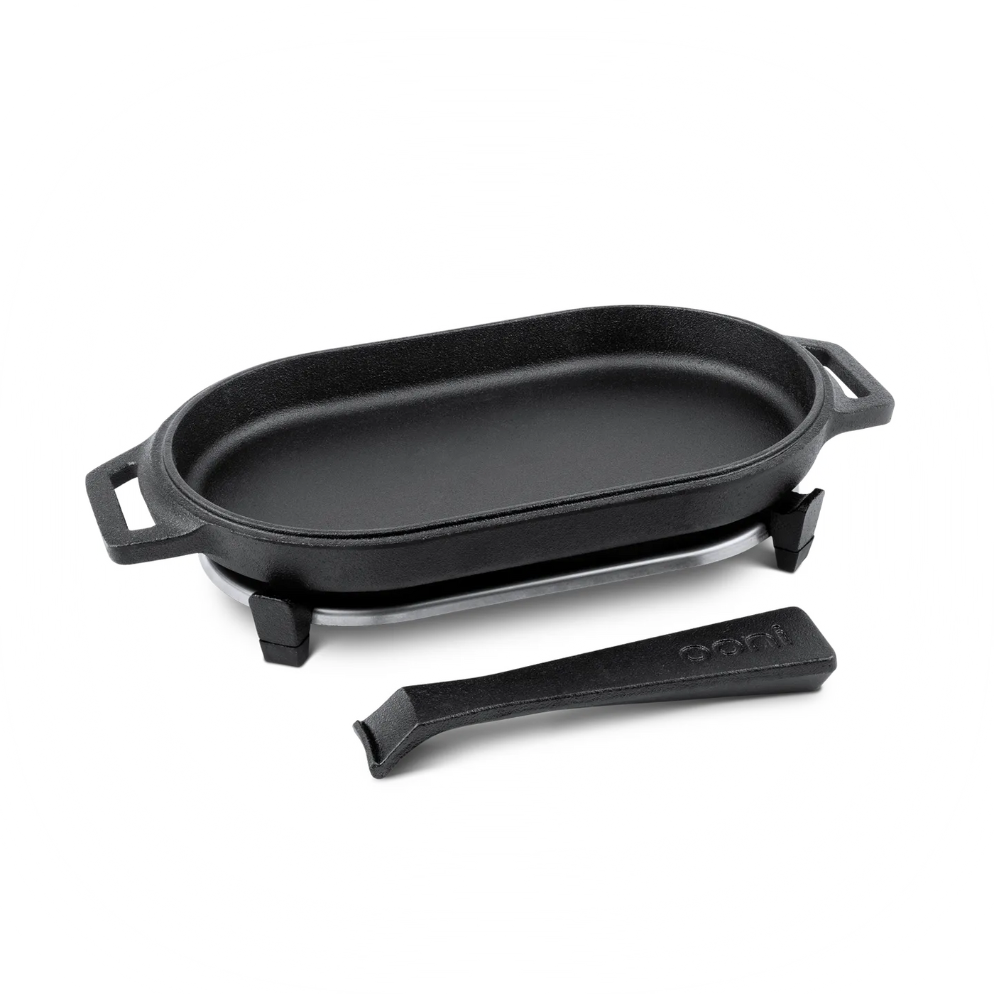 Ooni - Servierpfanne aus Gusseisen glatt mit Griff (Sizzler Pan)