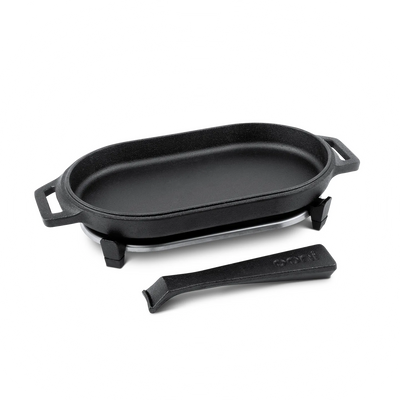 Ooni - Servierpfanne aus Gusseisen glatt mit Griff (Sizzler Pan)