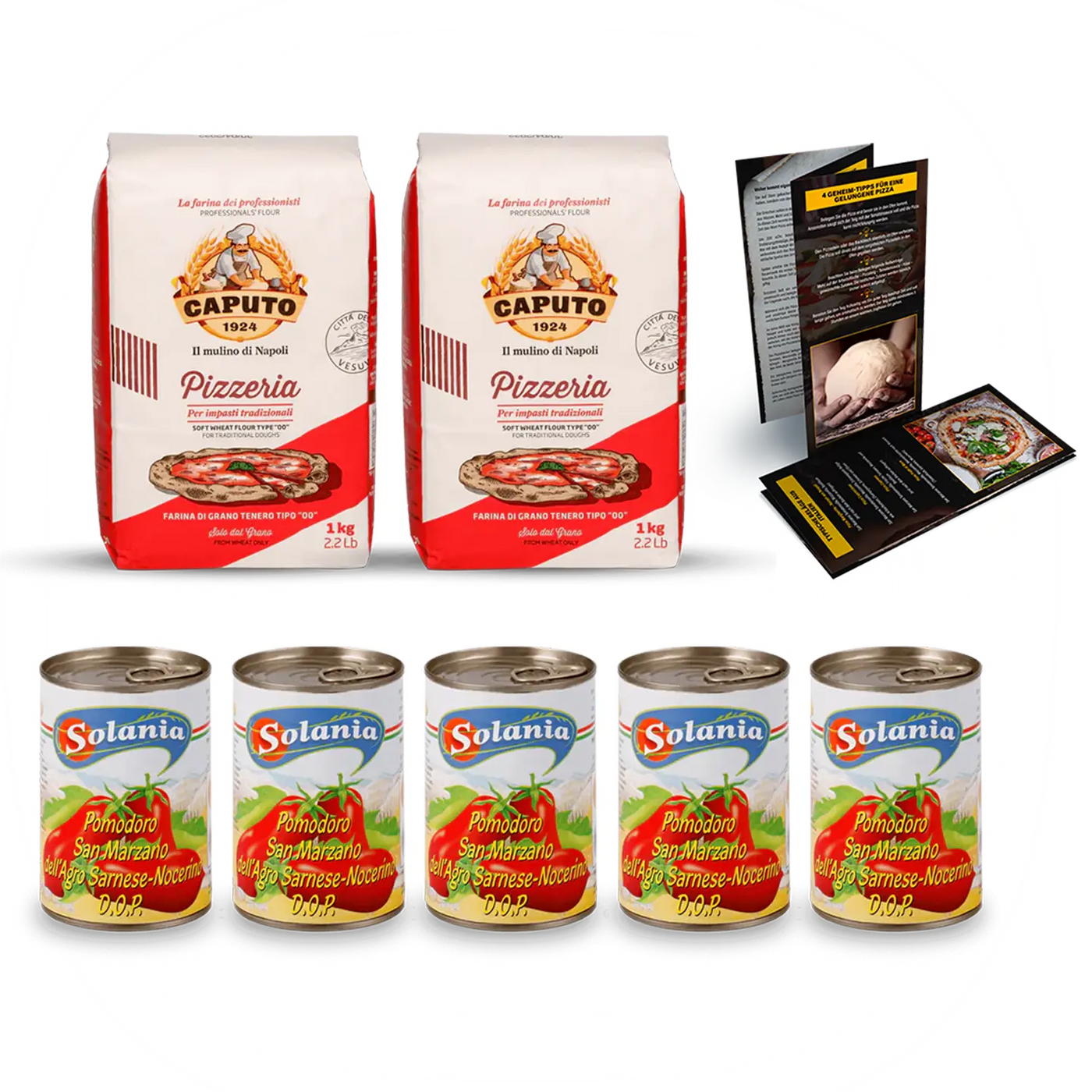 Pizza Kit - Caputo Pizzamehl Typ 00 & San Marzano Tomaten