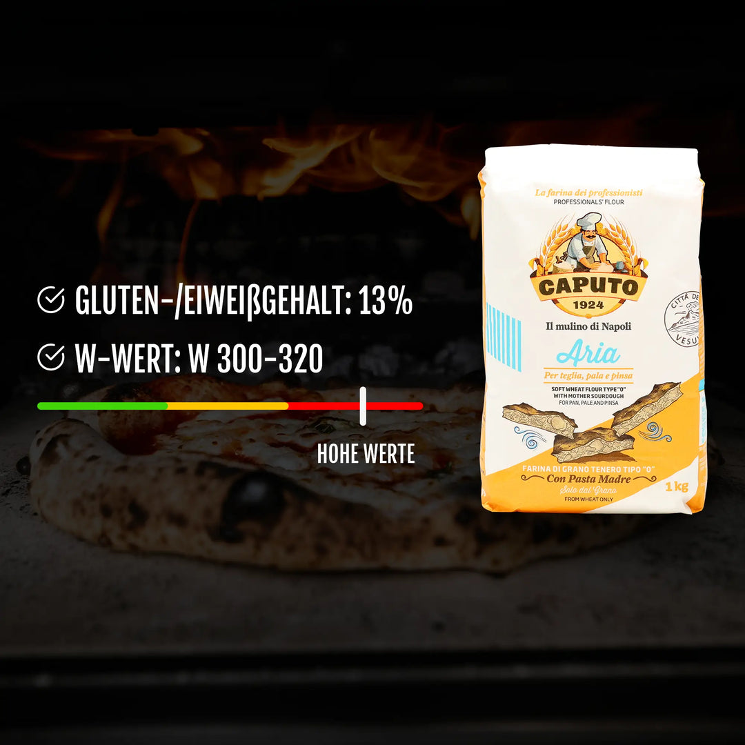 Caputo Aria 1kg Typ 0 - Pizzamehl mit Pasta Madre