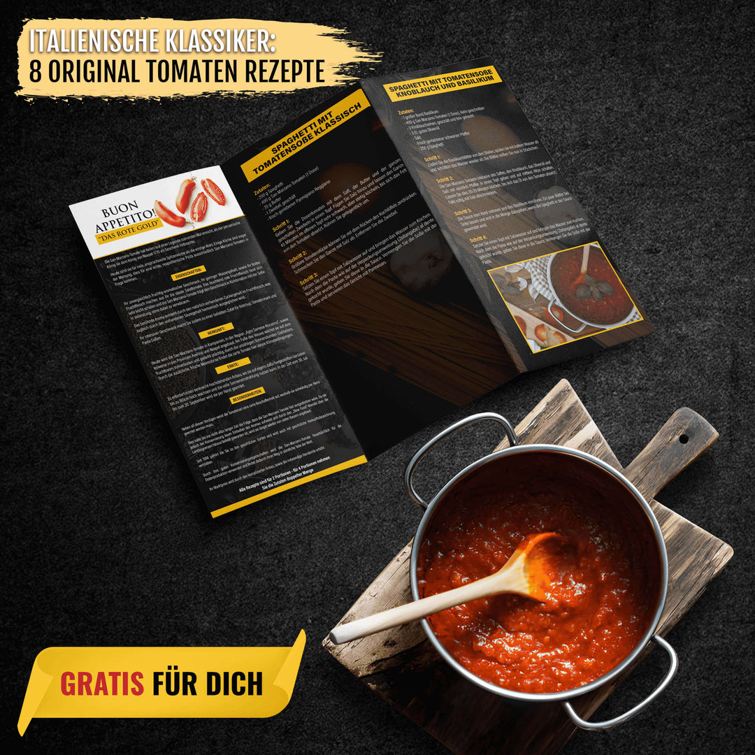 24x STRIANESE San Marzano Tomaten DOP in der Dose a 400g