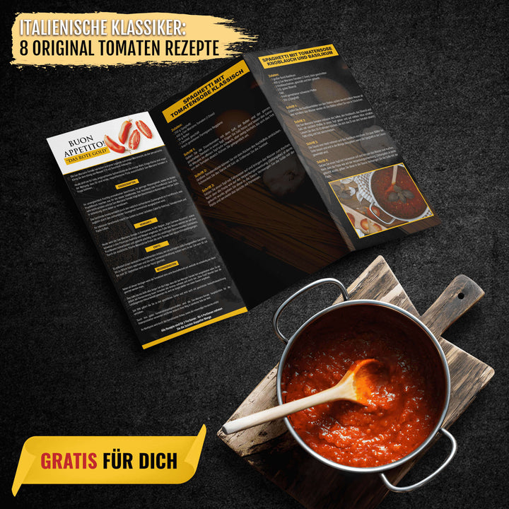 24x STRIANESE San Marzano Tomaten DOP in der Dose a 400g