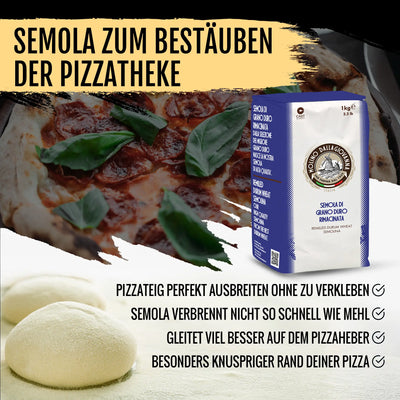 DELICRET - Pizza Starter Kit mit Molino Dallagiovanna Pizzamehl