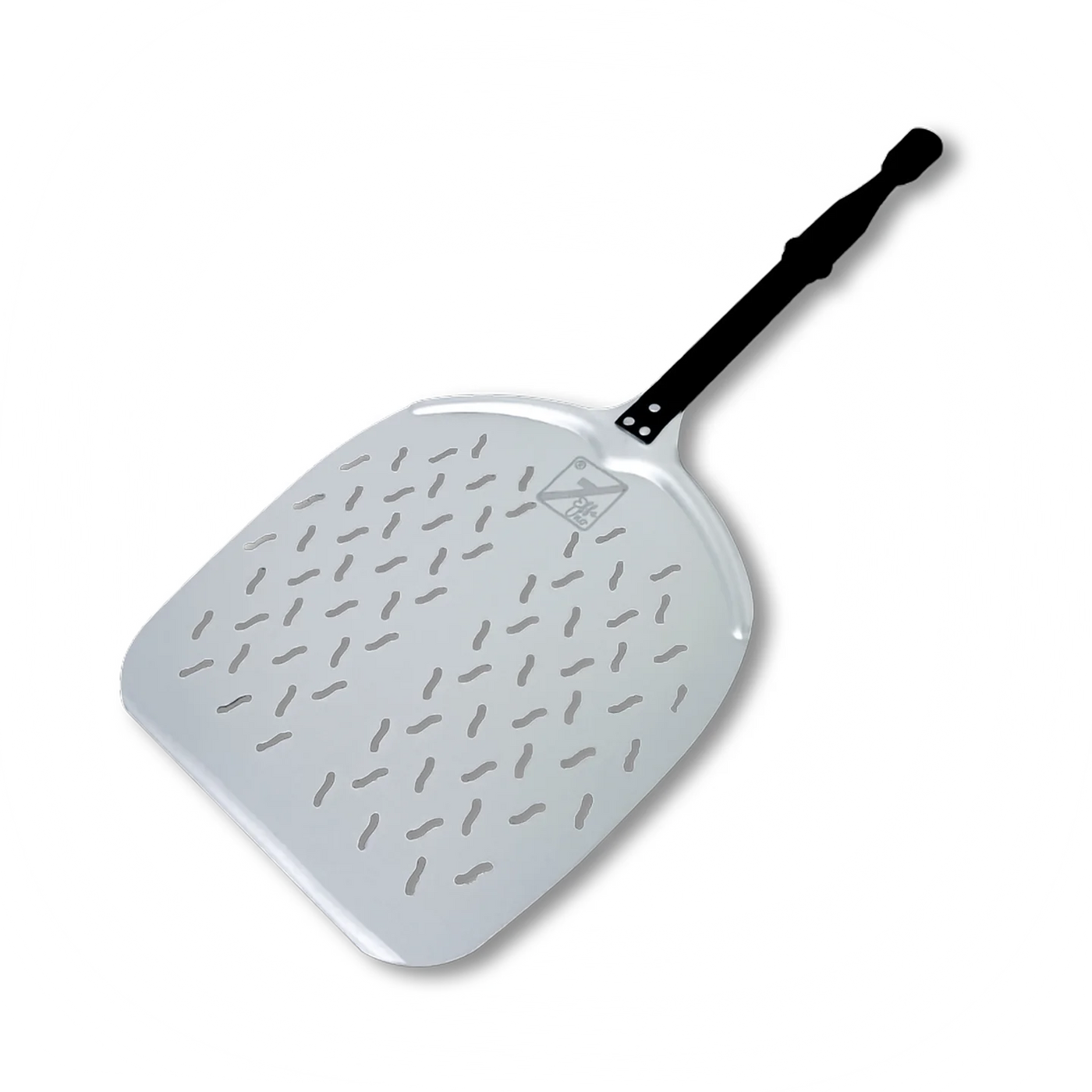 Effeuno Pizzaschaufel von Gi Metal | Perforiert | Eckig