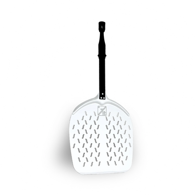 Effeuno Pizzaschaufel von Gi Metal | Perforiert | Eckig