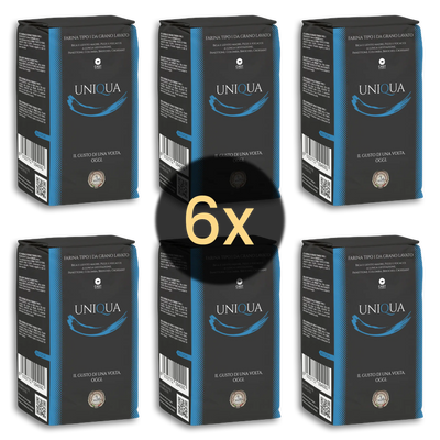 Molino Dallagiovanna - 1kg UNIQUA BLU Pizzamehl Typ 1 | 15% Eiweiß / W-380