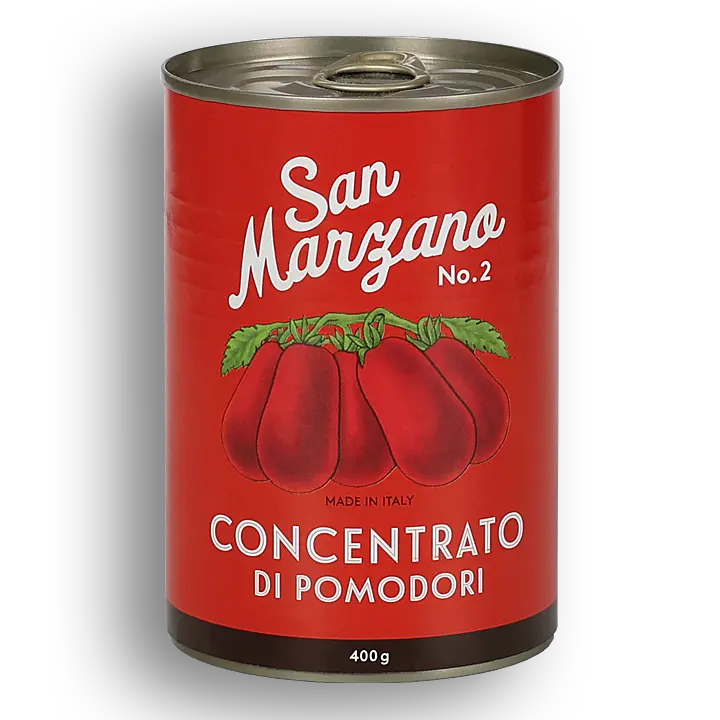8x San Marzano Tomaten Dose & 4x San Marzano Tomatenmark