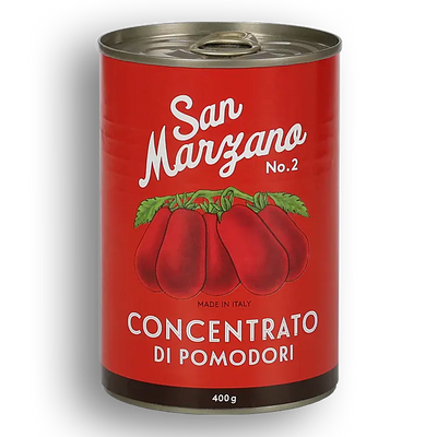 8x San Marzano Tomaten Dose & 4x San Marzano Tomatenmark