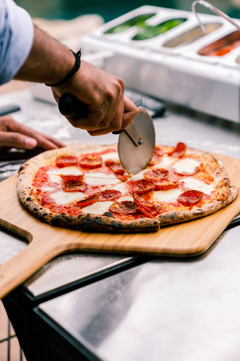 Ooni Servierbrett & Pizzabrett Bambus 12" - 14" | für 30cmØ - 35cmØ Pizza´s