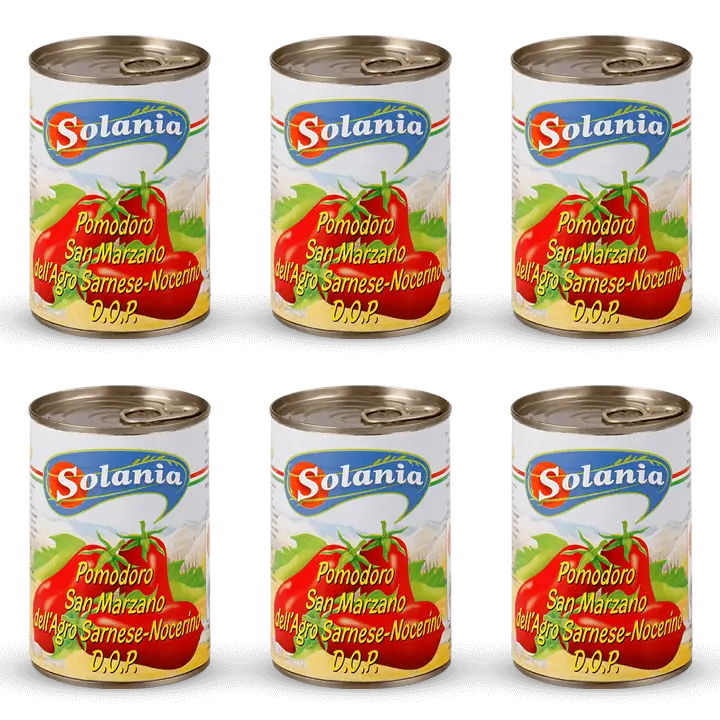 SOLANIA SAN MARZANO TOMATE DOP DOSE - JE 400G