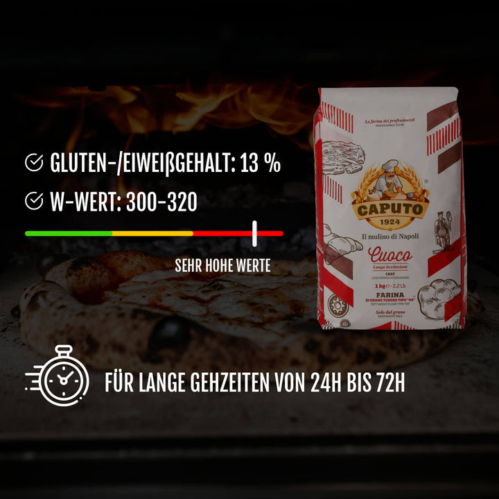 Caputo Cuoco- 1kg - für Teige mit langen Gehzeiten >24H